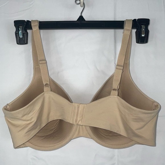 Vanity Fair Bra Full Coverage Lightly Padded Underwire Mesh Overlay Thick Band - Picture 5 of 7